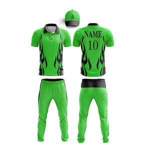 Conjunto de Pantalones y Camiseta de Cricket Personalizados para Jugadores Profesionales Unisex, 100% Poliéster, Camisetas Deportivas Cortas de Secado Rápido - Product Image 4