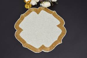 Set de table en tissu fait main de luxe, forme personnalisée, motif oiseaux et fleurs, écologique, durable, décoratif, 450 mm - Product Image 4