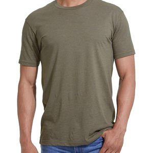 Camiseta de Manga Corta para Hombre, Cuello Redondo, Corte Regular, Logotipo Personalizado Impreso en la Parte Delantera, Impresión Digital, Poliéster/Algodón, Secado Rápido, Transpirable, OEM - Product Image 5