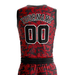 Tenues de basketball personnalisables à séchage rapide, respirantes, imprimées avec un design unique, vêtements de sport de haute qualité, vêtements d'équipe, 100% polyester - Product Image 6
