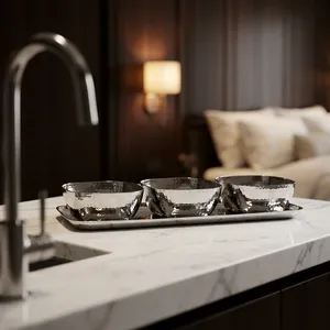 Frutero de Porcelana de Cerámica de Lujo, Estilo Americano, para Decoración de Interiores Modernos, Seguro, con Recubrimiento Zahid - Product Image 2