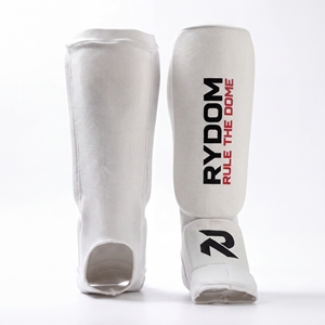 Protector de Espinilla y Empeine MMA de EVA con Soporte de Tela Elástica para Judo, Karate, Kickboxing y Protección de Pies - Product Image 1