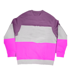 เสื้อสเวตเชิ้ตคอกลมผู้ชาย ทรงโอเวอร์ไซส์ ผ้าถักเนื้อฝ้าย สีสันตัดกัน สไตล์ลำลอง สำหรับใส่ในฤดูใบไม้ร่วง - Product Image 2