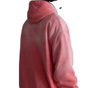 Sunfaded Hoodie Custom Vintage Acid Wash Distressed Boxy Hoodie Pullover Hombres Rhinestone Hoodie Sun Faded Wash Sudaderas 2026 - Product Image 4