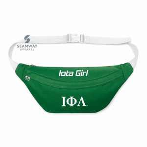 Riñonera Iota Phi Lambda Sorority para mujer, bandolera de Cordura, riñonera para exteriores, cangurera utilitaria, riñonera informal - Product Image 1