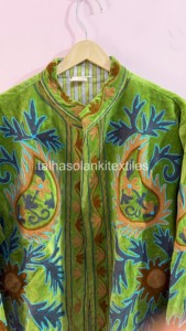 Uzbek <b>Women</b> <b>Velvet</b> Jacket Handmade Floral Embroidery Jacket Inside Cotton Lining Jacket Winter Suzani <b>Coat</b> Blezar - Product Image 5