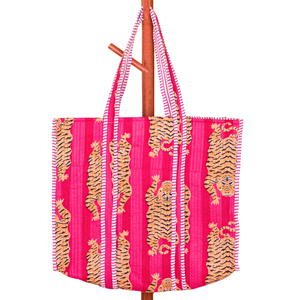 Sac fourre-tout multifonctionnel matelassé en coton biologique pour un style bohème, grand sac à bandoulière spacieux pour la plage, la gym, les voyages, décontracté, portable, printemps - Product Image 4