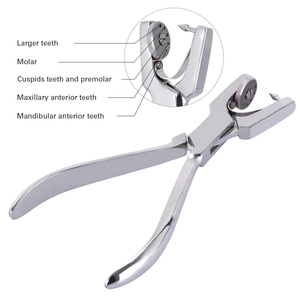 Complete Rubber Dam Dental Isolation Instrument Set with Stainless Steel <b>Frame</b> Punch <b>Clamp</b> Forceps Assorted <b>Clamps</b> and Placement - Product Image 3