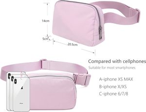 Riñonera Entrenamiento Correa ajustable Unisex Bandolera Cremallera Neopreno Correr Senderismo Viajes OEM Vietnam - Product Image 4