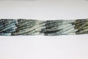 พลอยอะความารีนแบบเหลี่ยมเพชรพลอยหลวมลูกปัดมอสธรรมชาติ - Product Image 6