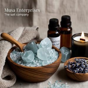 Sal de Baño Herbal Natural Ecológica del Himalaya con Esencia de Magnolia para un Cuidado Suave y una Relajación Corporal Refrescante - Product Image 1