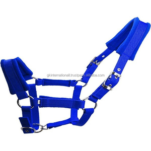 Custom Nylon Fabric Fleece Horse Equine Safe Comfortable Adjustable Breakaway Headstall Equestrian Horse Riding Nylon <b>Halter</b> - Product Image 3