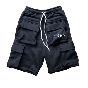Shorts cargo en molleton pour hommes, personnalisés, en coton et nylon, 6 poches, avec logo, entrejambe de 5 pouces - Product Image 6