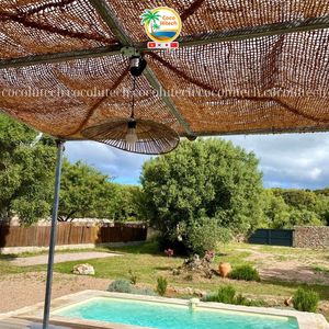 Durable Eco-Friendly Woven Coir <b>Shade</b> Sail with Manual Operation for Outdoor Patio Luxury Sunshade Solution by COCO HITECH - Product Image 5