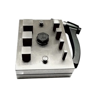 Square Disc <b>Cutter</b> Set of 7 Punches with Handle Sizes 4 to 16mm Steel for Jewelry Making Cutting Design Tools - Product Image 1