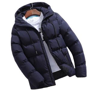 <b>Men's</b> Thick Quilted Hooded <b>Jacket</b> Windproof Warm Puffer Coat Premium <b>Men's</b> Hooded Winter Puffer <b>Jacket</b> with Full Front Zipper Me - Product Image 2