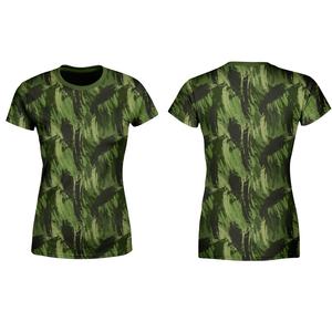 <b>Women's</b> Eco-Friendly Camouflage Printing Sublimated Gym Tshirts Casual Outdoor Sports Wholesale - Product Image 6
