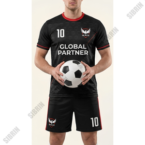 ชุดฟุตบอลแบบซับลิเมชั่นสั่งทำพิเศษ SIBRIN |   เสื้อทีม กางเกงขาสั้น โลโก้ ชื่อ เบอร์ |   ชุดฟุตบอลโพลีเอสเตอร์ 100% แบบซับลิเมชั่น - Product Image 2