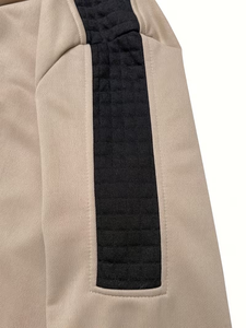 Men's Casual Sports Suit Terry Fabric 100% Cotton Quick Dry 300g Multi Pocket Solid Pattern Knitted Two-Piece Set Winter - Product Image 6