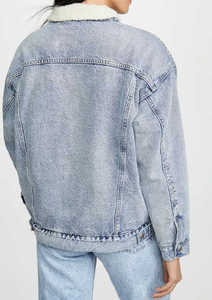 Veste en jean pour femme sur mesure, prix d'usine OEM ODM, durable, confortable, veste décontractée de qualité supérieure, fournisseur de vêtements de mode - Product Image 5