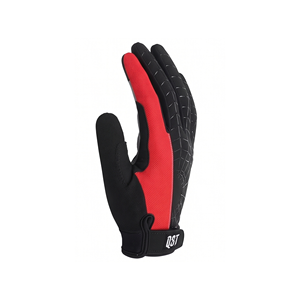 Gants de cyclisme VTT à doigts complets, paume rembourrée, grip en silicone, fermeture auto-agrippante au poignet, logo personnalisé, OEM, ODM, marque privée - Product Image 4