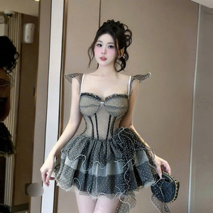 ชุดเดรสยาวสำหรับผู้หญิง ดีไซน์เซ็กซี่ สวยเก๋ แฟชั่น 2023 สไตล์ลำลอง ราคาสมเหตุสมผล ผ้าชีฟอง ซักได้ รับตัดตามสั่ง - Product Image 4