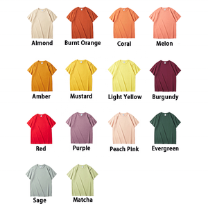 T-shirt Unisexe Style Urbain Coupe Classique 180 g/m² en Coton Tricoté Teint en Pièce Personnalisé MG0151 OEM Magic Show – Vente en Gros - Product Image 5