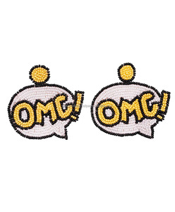 Boucles d'oreilles goutte cône de crème glacée en plaqué or perlé coloré fait à la main mignon forme de coeur femmes filles idée cadeau parfaite - Product Image 3