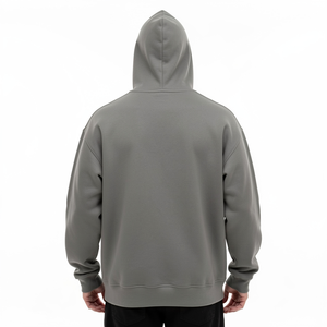 Nouveau Sweat à Capuche Homme Hiver Personnalisé, Élégant, Brodé, Imprimé, Délavé, avec Strass, Fermeture Éclair Intégrale, Respirant, 100% Coton, Coupe Ample - Product Image 4