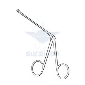   Pinzas para Polipos de Oído con Eje de 8.5 cm (3-1/2 Pulgadas) de Acero Inoxidable, Instrumento Quirúrgico ORL para la Extracción de Tejido de Polipos de Oído - Product Image 5