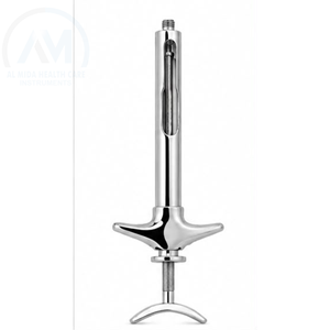 Jeringa Quirúrgica Dental Al Mida, Manual, de Acero Inoxidable, Instrumento con Certificación CE para Procedimientos ORL - Product Image 3