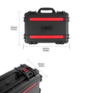 Valigetta Professionale 19.2x14.5x8.1 Pollici con Divisori Regolabili in Nylon, Impermeabile, per Fotocamere, Droni ed Elettronica - Product Image 6