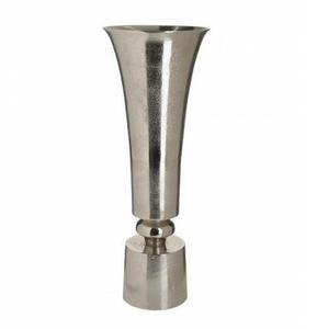 Vase à fleurs vintage en aluminium et laiton noir, style Art déco, élégant, décoration d'intérieur, vase de table pour salon, chambre à coucher, table à manger - Product Image 3