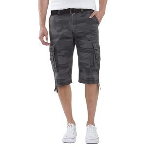 Shorts cargo 100% coton de haute qualité pour hommes, taille adulte, vêtements décontractés, meilleur prix, avec motif uni, shorts cargo - Product Image 4