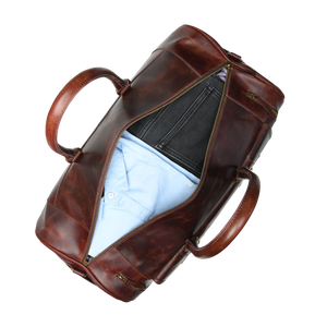 Bolsa de Viaje de Cuero Genuino para Exteriores, Bolsa de Negocios, Bolsa de Lona para Hombre con Forro de Poliéster, de Lujo, al por Mayor - Product Image 6