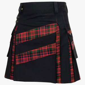 Kilt écossais traditionnel pour femme, en coton hybride moderne, à rayures croisées Macdonald Tartan, idéal pour mariage et université, best-seller - Product Image 4