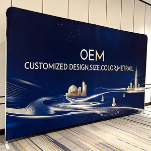 Fondo <span class=keywords><strong>de</strong></span> Fotografía con Marco <span class=keywords><strong>de</strong></span> Aluminio y Tela Tensada para Sublimación <span class=keywords><strong>de</strong></span> Tinta CMYK 4C, Personalizable, para Eventos - Product Image 1