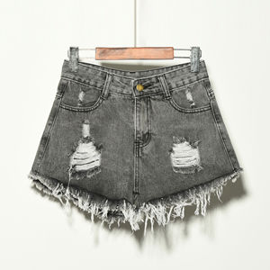 Wholesale Stretch Women Ripped Denim Shorts Elastic Summer <b>Girls</b> Lady <b>Jean</b> Best Supplier 2026 - Product Image 2