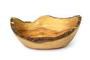 Bol rustique en bois d'olivier, petit bol fait main en bois naturel, cadeau pour la maison ou à offrir. - Product Image 2