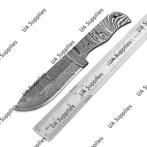 Couteau tactique à lame fixe en acier Damas de haute qualité, fait main sur mesure, OEM/ODM, à pointe biseautée, pour la chasse et le camping - Product Image 5