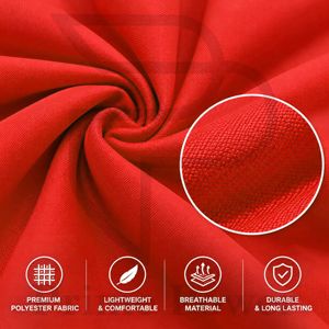 Chaqueta Acolchada Roja para Hombre Prime Power, Abrigo Cálido de Invierno con Cuello Alto y Cierre de Cremallera, Prenda Exterior Informal con Relleno Grueso de Poliéster - Product Image 4