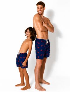 Shorts de bain personnalisés pour hommes, imprimé animal, sportifs, 100% polyester, séchage rapide, respirants, légers, fabricant OEM ODM de maillots de bain d'été - Product Image 3