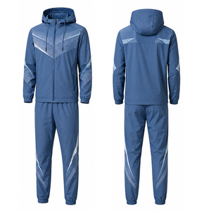 <b>Men</b> Custom Windbreaker Set Lightweight Polyester Jacket <b>Pants</b> Quick Dry Outdoor <b>Running</b> Training Wear OEM ODM Wholesale Supplier - Product Image 6