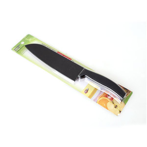 Couteau de chef en acier inoxydable avec revêtement antiadhésif, lame de 20 cm, manche creux, manche en plastique ambidextre, idéal pour couper les aliments collants comme le mochi - Product Image 4