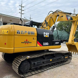 Machinerie de construction d'occasion en bon état, excavatrices de 20 tonnes, Caterpillar CAT 320D2 320D 320DL, excavatrice sur chenilles, machine de terrassement - Product Image 1