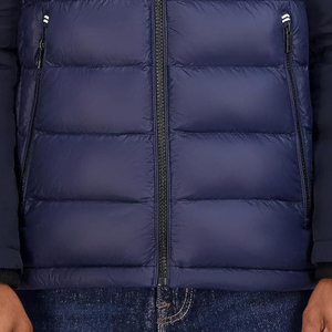 2026 Pakistan High Quality <b>Hooded</b> Canvas Lightweight <b>Puffer</b> <b>Jackets</b> for Men Custom Design Winter Breathable <b>Waterproof</b> - Product Image 5