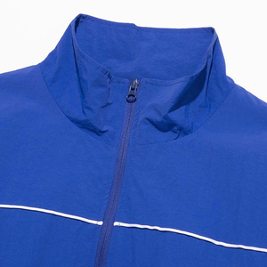Custom Waterproof Softshell Nylon <b>Jacket</b> Men Reflective Piping Vintage <b>Zip</b> <b>up</b> Lightweight Unisex Windbreaker <b>Jacket</b> - Product Image 2