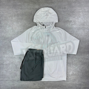 Conjunto de Dos Piezas para Hombre, Hecho en Fábrica, a Bajo Precio, Personalizado, Ropa Urbana, Chaqueta Cortavientos Reflectante, Traje Deportivo para Hombre, Conjunto de Verano - Product Image 1