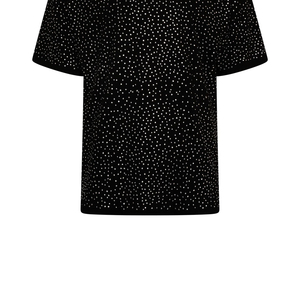 T-shirt de haute qualité entièrement personnalisé avec des strass, look premium, design tendance, 100% coton, unisexe, style streetwear - Product Image 3