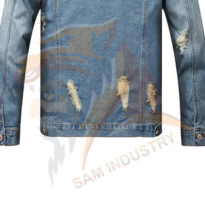 Chaquetas Vaqueras de Moda para Hombre al por Mayor, Chaquetas de Mezclilla para Uso en Exteriores, Chaquetas Vaqueras para Hombre en Venta en Línea - Product Image 6